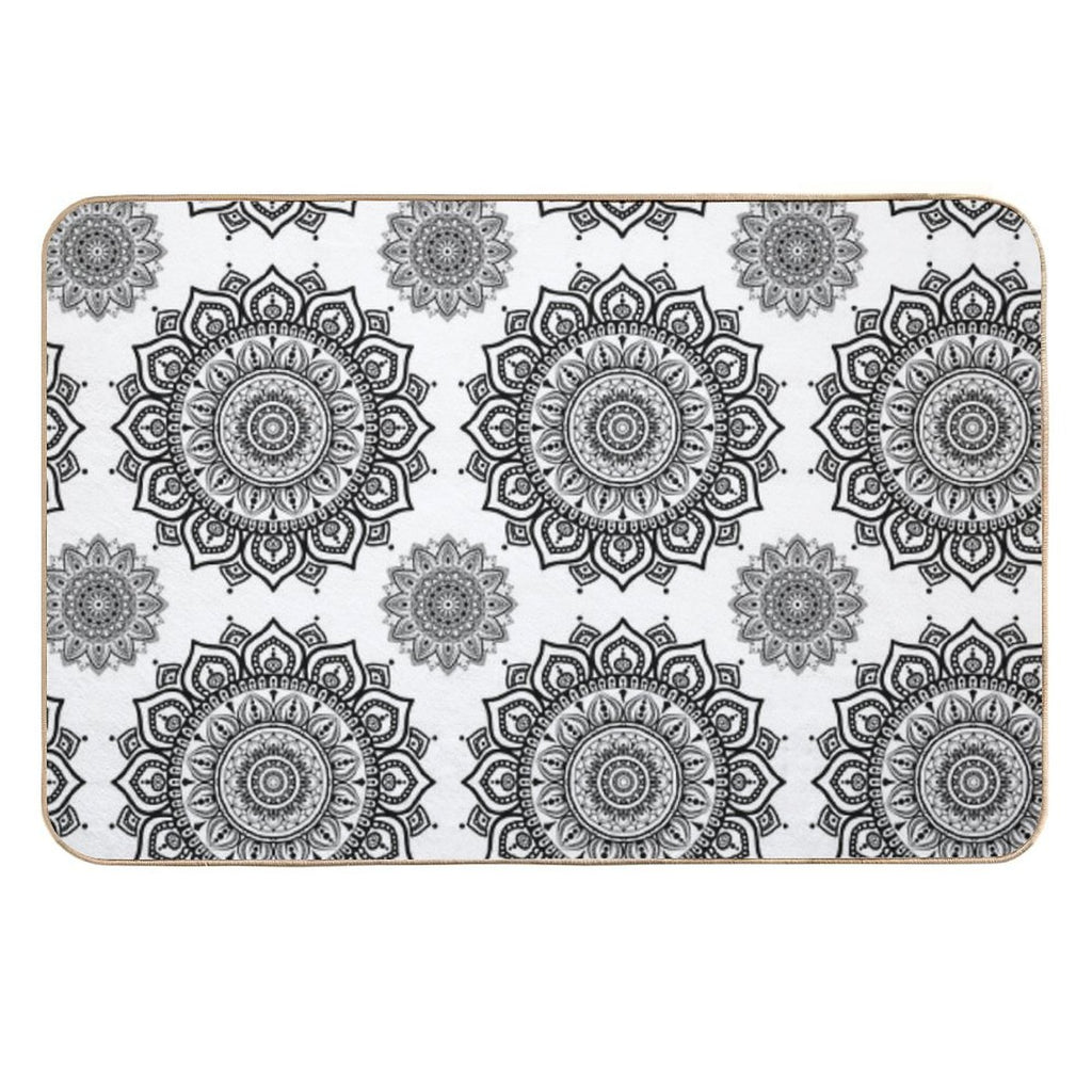 Mandala  Dirt-Trapping Bath Mat