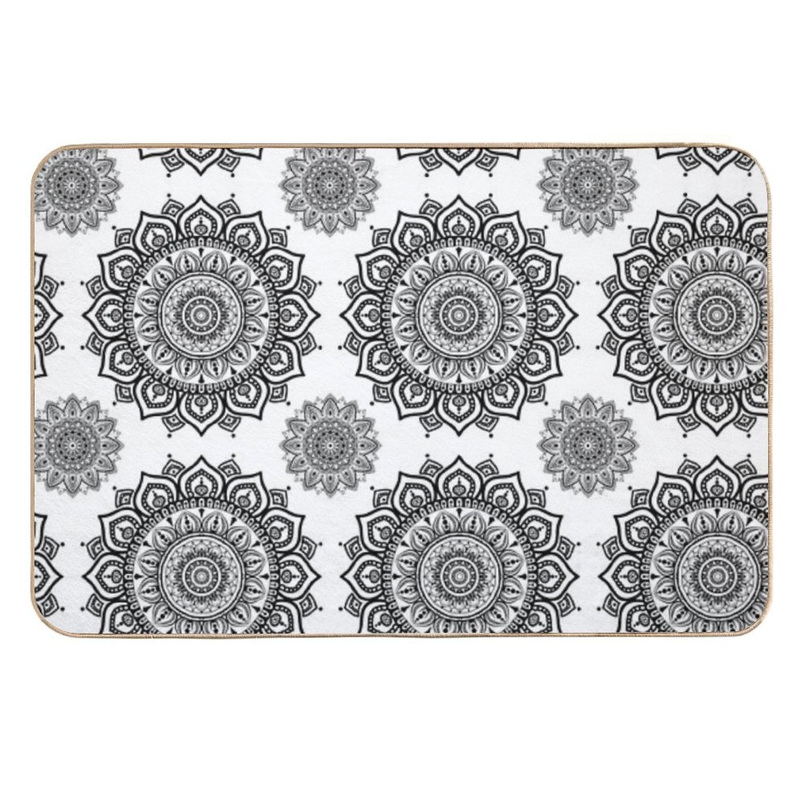Mandala  Dirt-Trapping Bath Mat