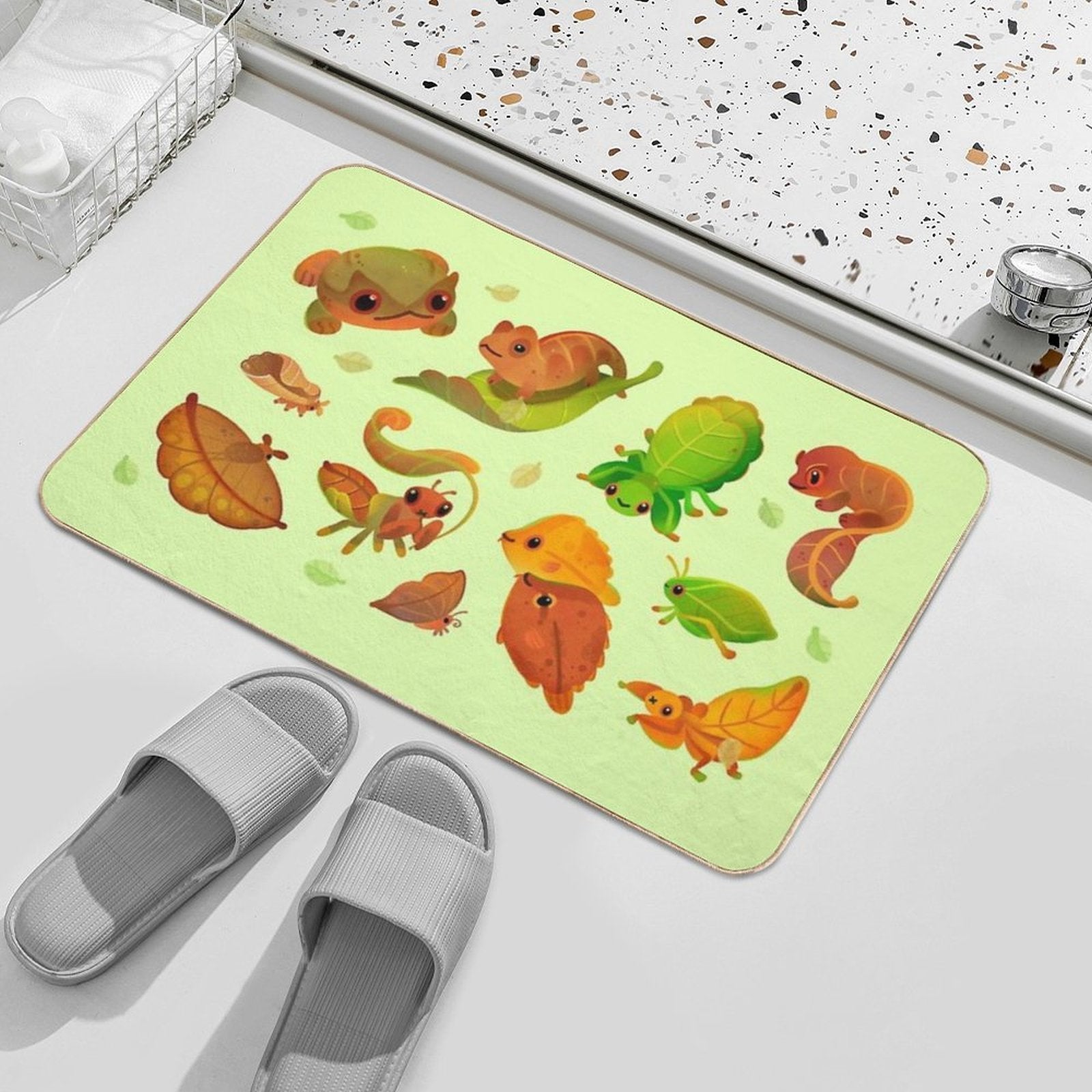 Leaf Mimics  Pet-Safe Bath Mat