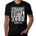Straight Outta 1993 Dirty Thirty 30 Years 30th Birthday 2023  Fade-proof Color T-Shirt