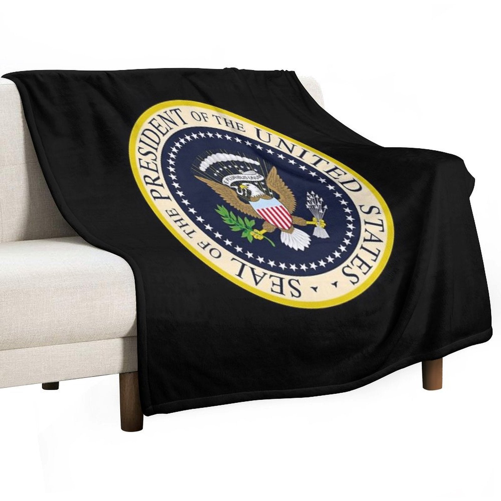 Seal of President of The United States Wrinkle-free Throw Blanket