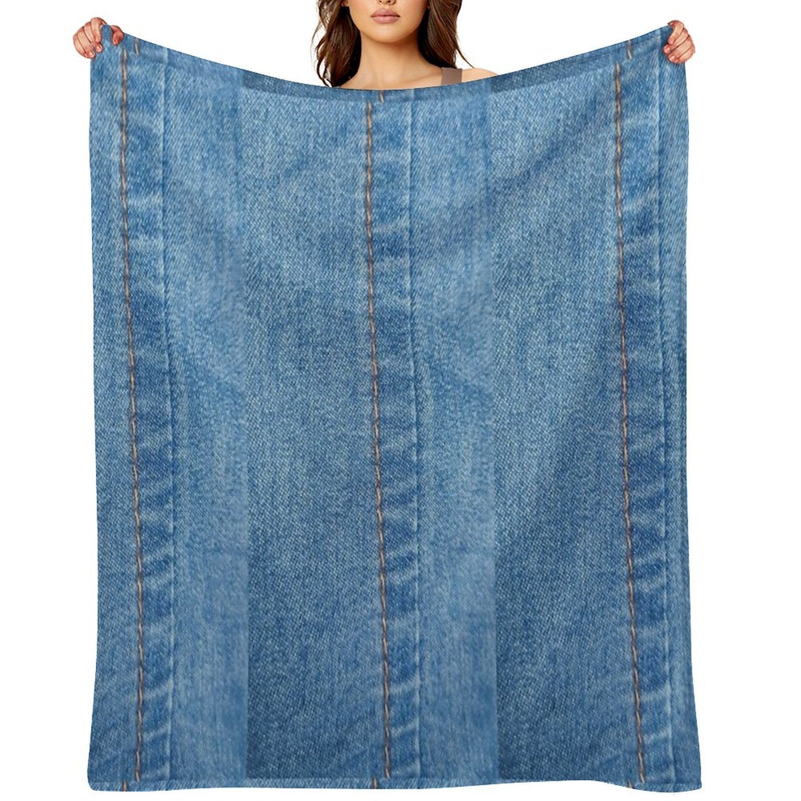 Denim Durable Throw Blanket