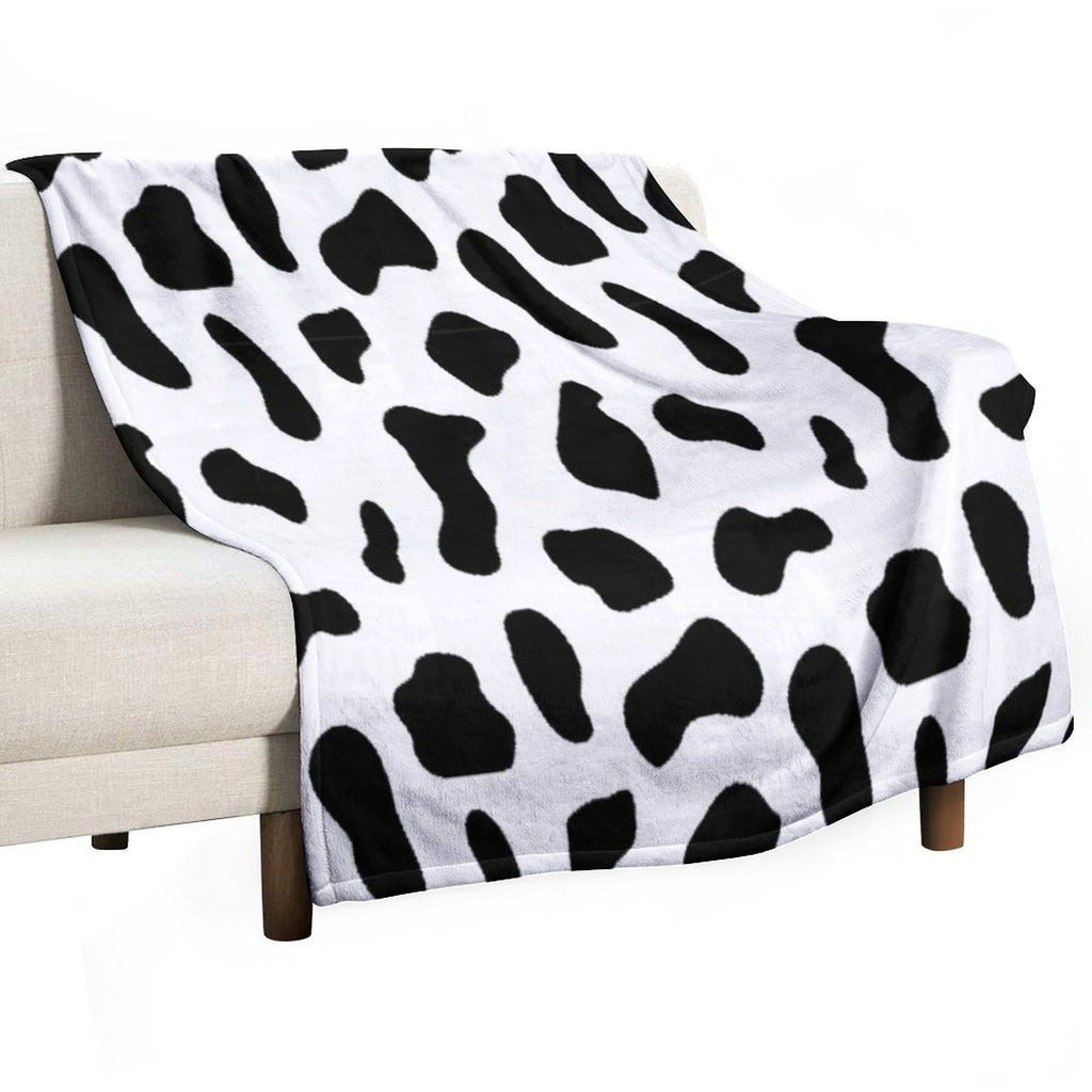 Cow Print Gift-ready Throw Blanket