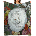 Arctic Fox Durable Throw Blanket