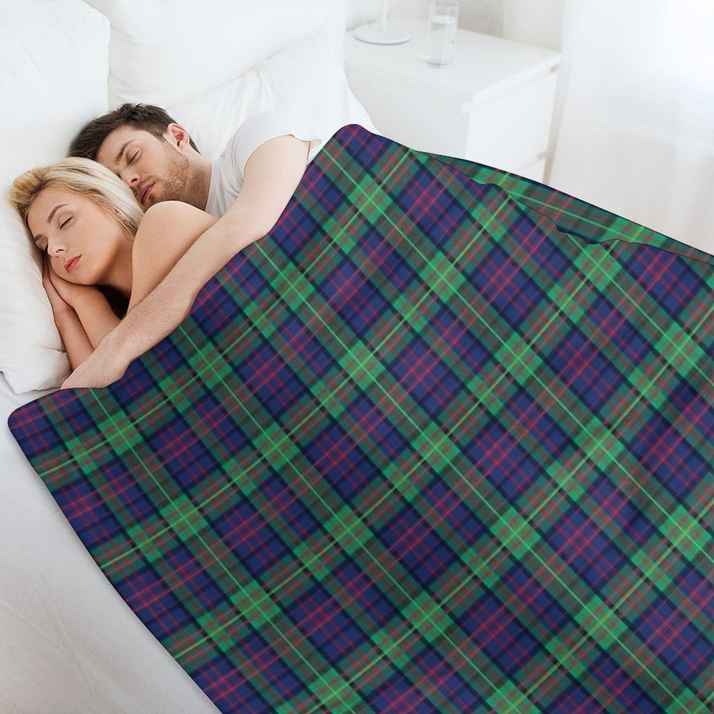 Carnegie Mellon University Tartan Plaid Versatility Throw Blanket