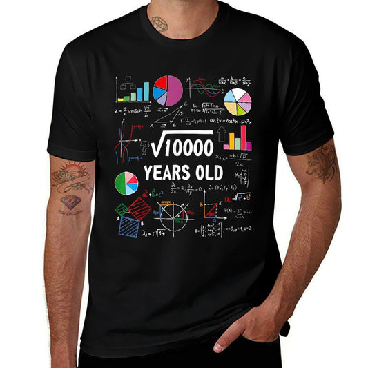 100 Year Old Grandma Square Root Of 10000 Fun 100th Birthday  Lightweight T-Shirt