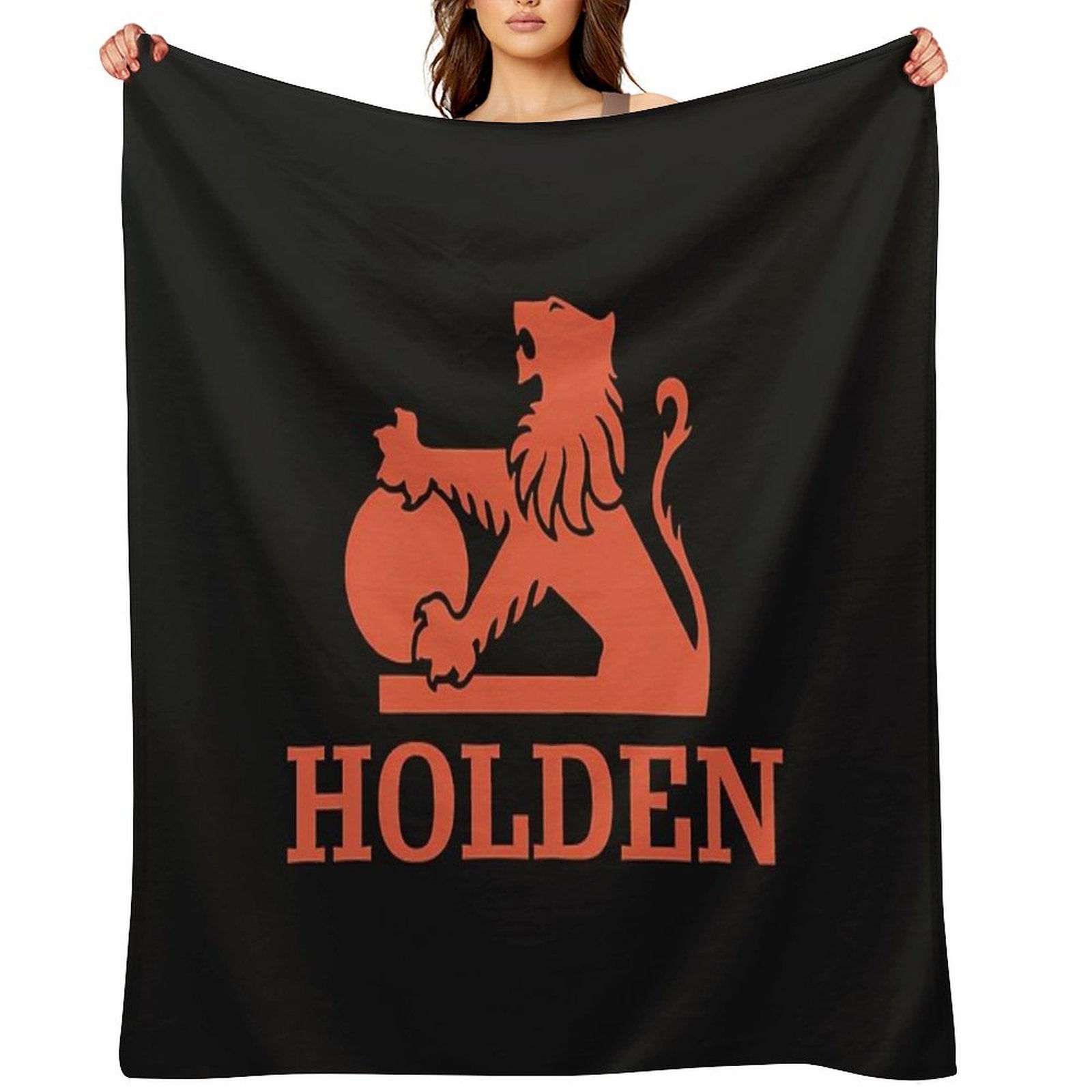 Holden Vintage Logo Versatility Throw Blanket