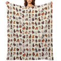 Bunny Day - Other Version Machine-washable Throw Blanket