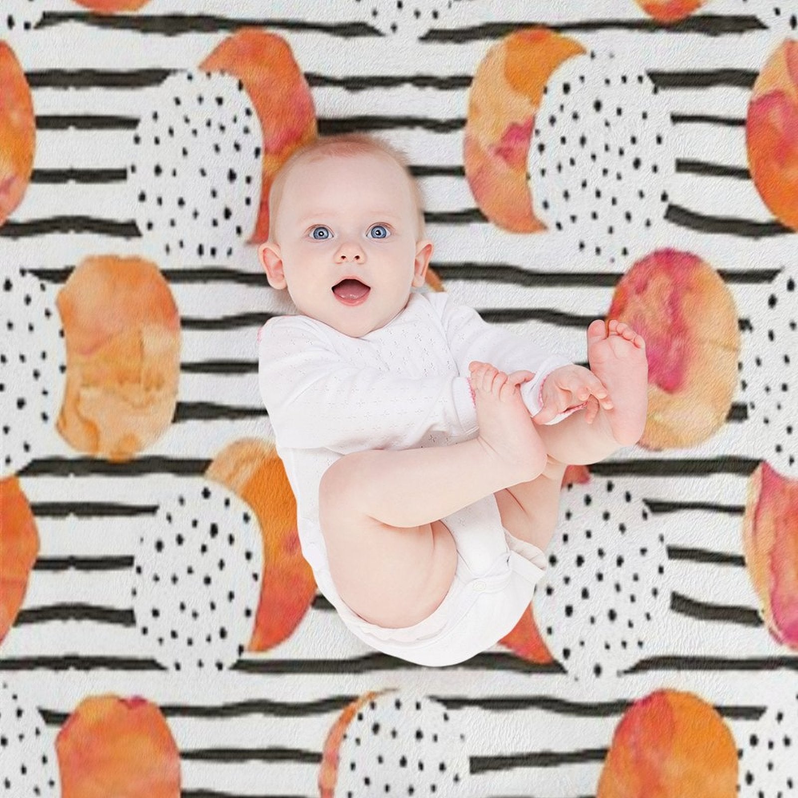Fruity Orange Multi-functional Throw Blanket