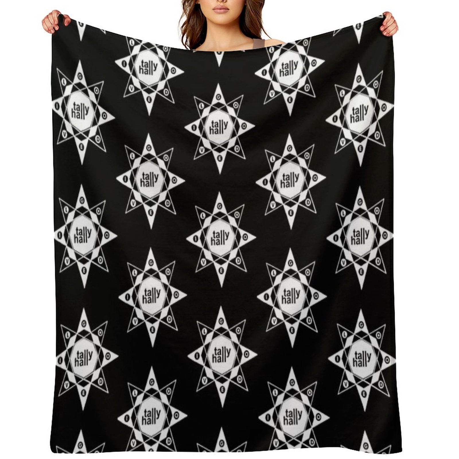 Tally Hall Goodevil White Durable Throw Blanket