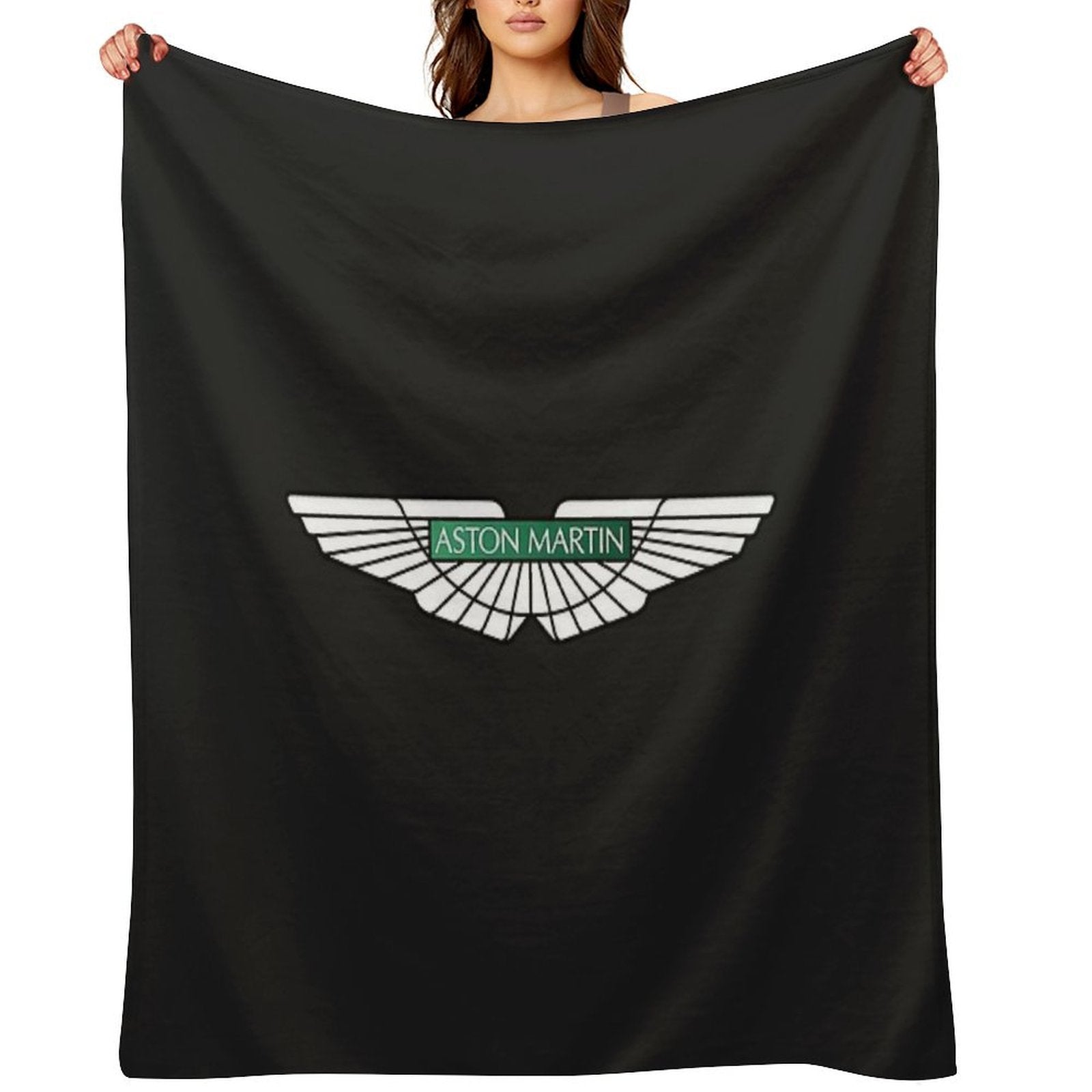 Aston Martin Logo Eco-conscious Throw Blanket