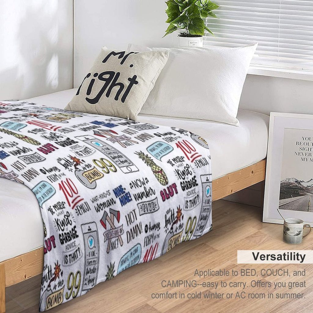 Brooklyn Nine Nine  Version 2  TV Show Art Versatility Throw Blanket
