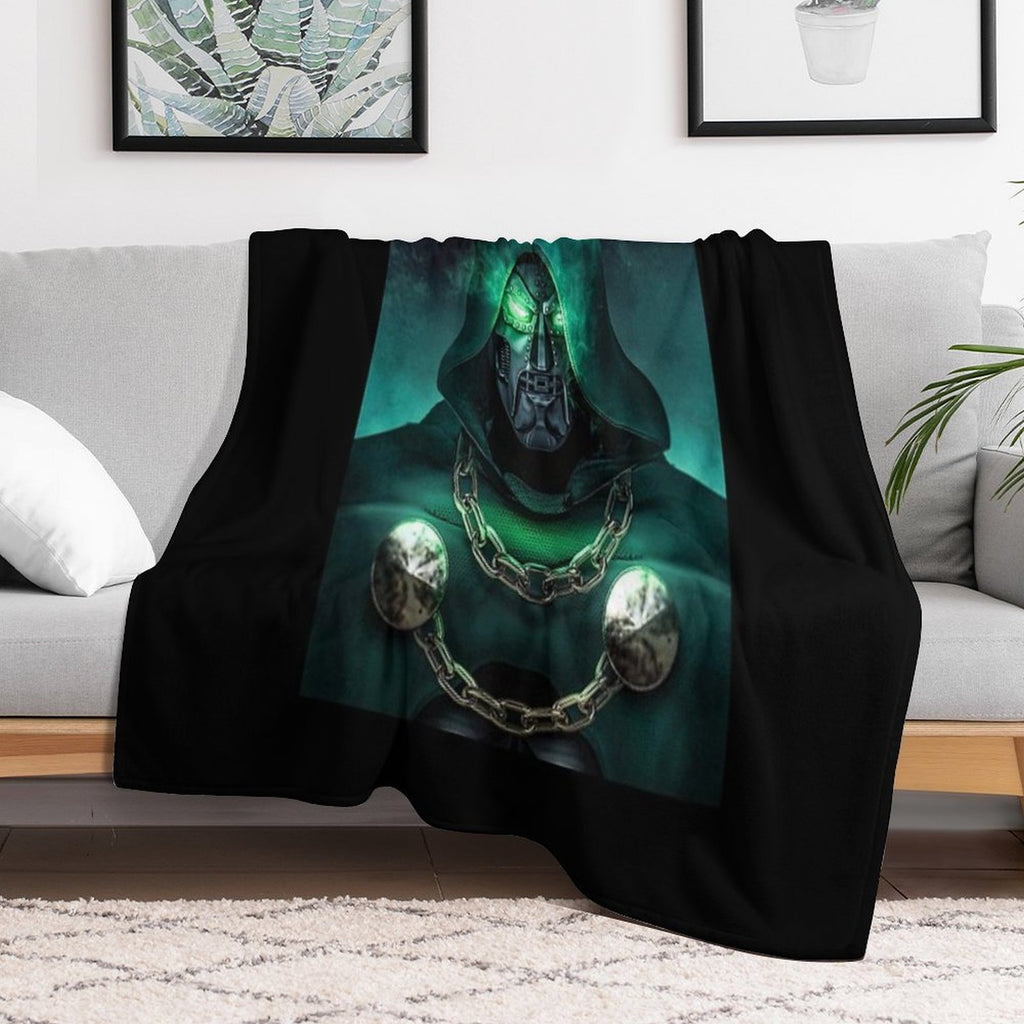 Doctor Doom Shrink-resistant Throw Blanket