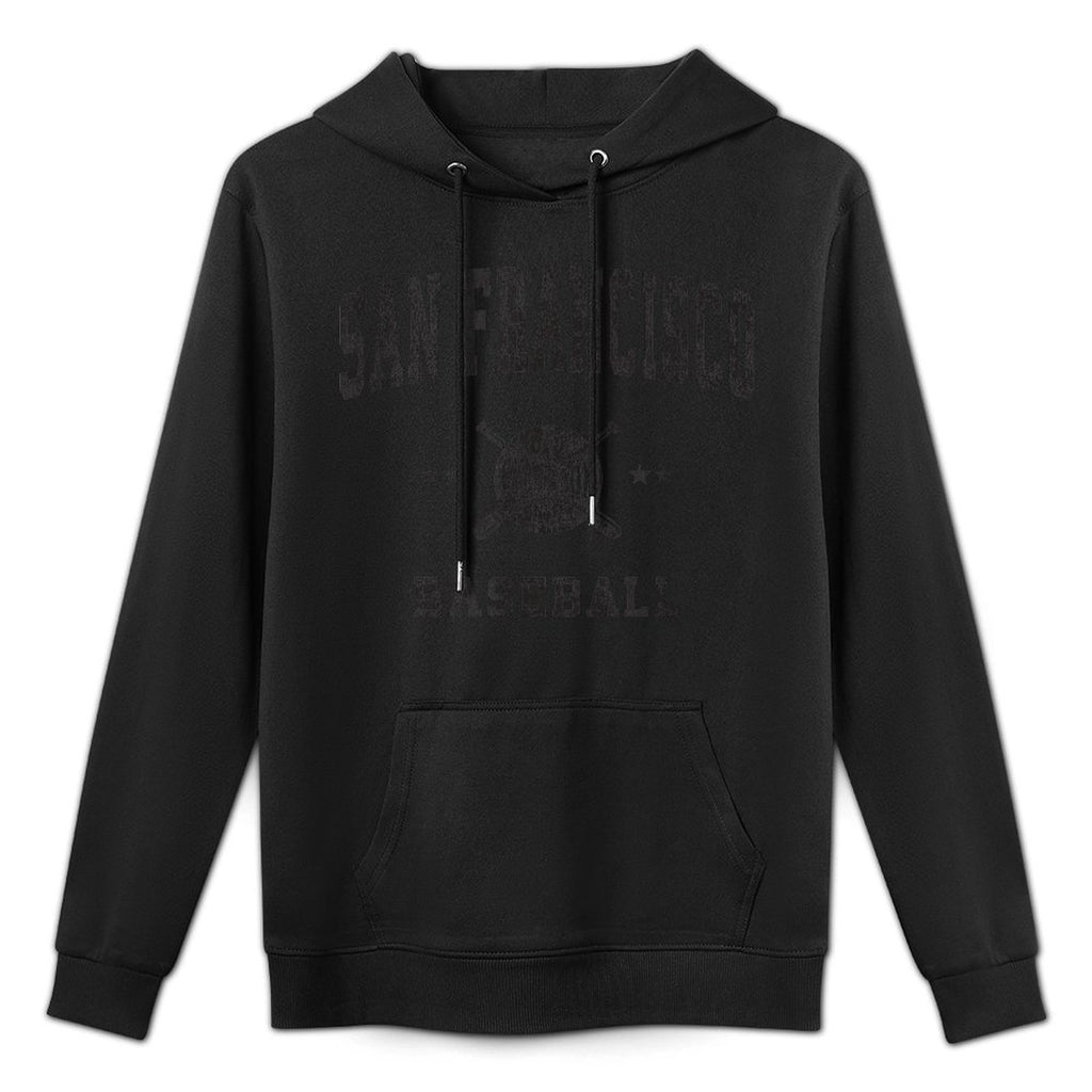 San Francisco SF Vintage Baseball Throwback Retro Design Shape Retention Hoodie