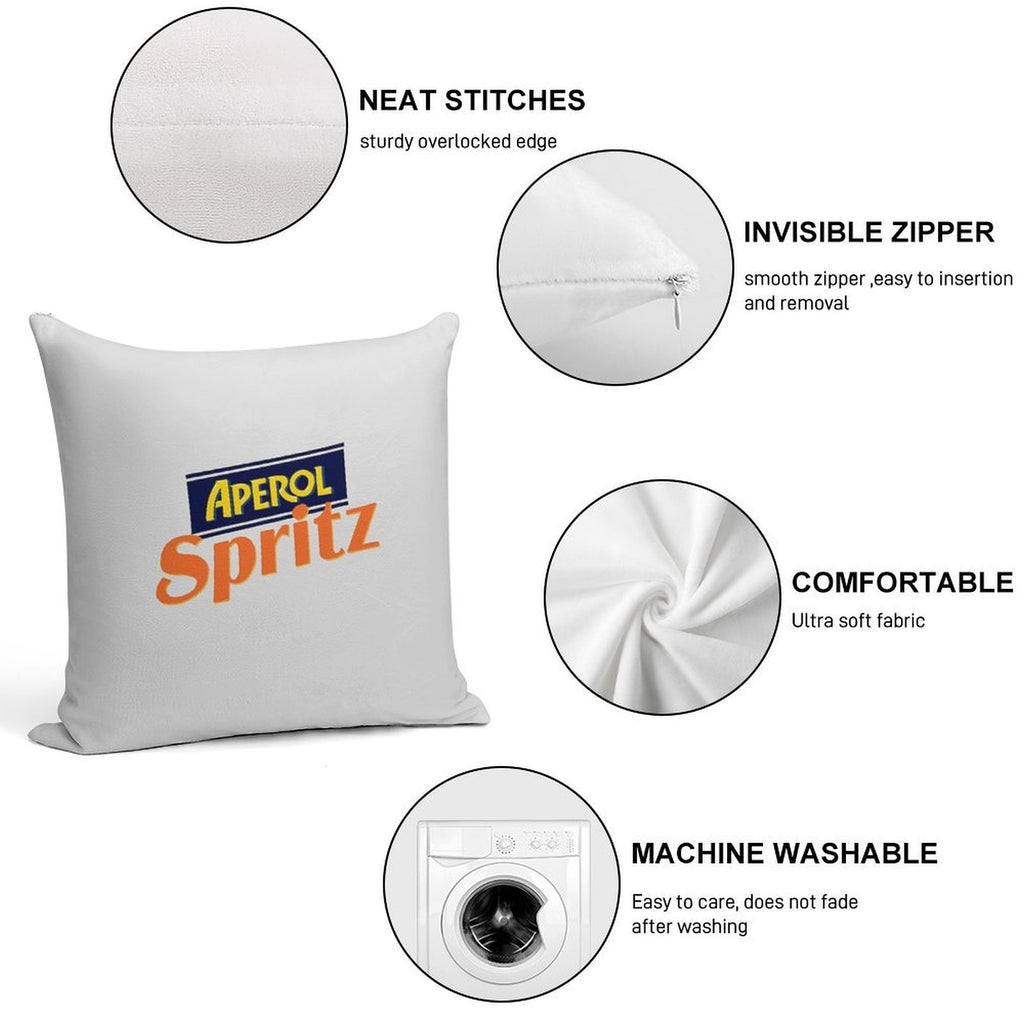 Aperol Spritz Soft Anti-Pilling Throw Pillow