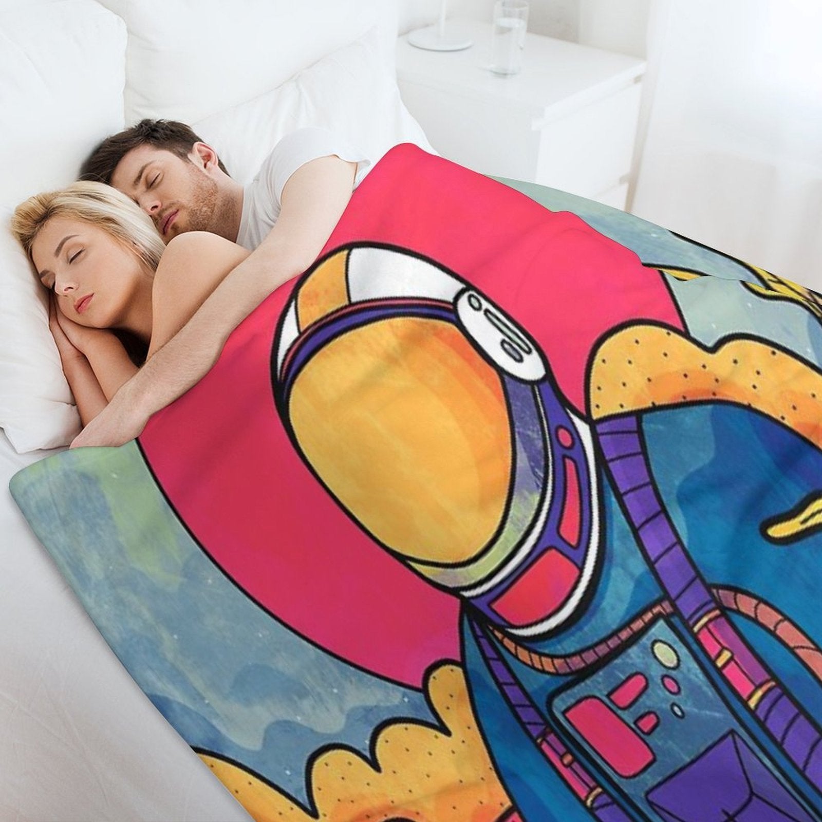 The Planet Explorer Velvety-soft Throw Blanket