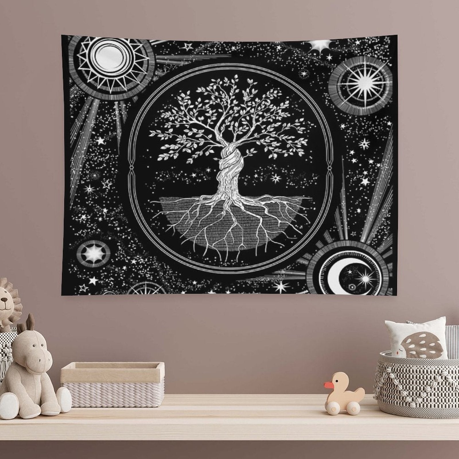 Celestial Tree of Life Tapestry