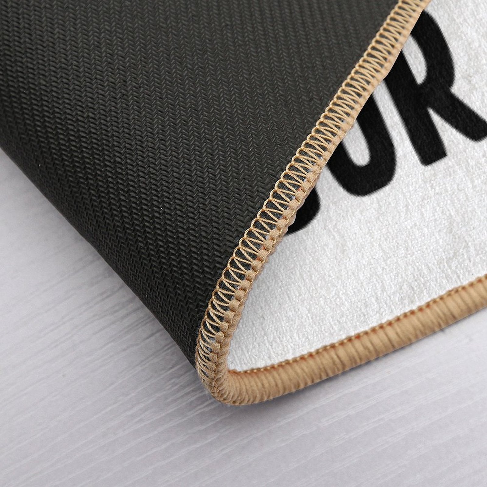 Wash Your Hands - White  Toxin-Free Bath Mat