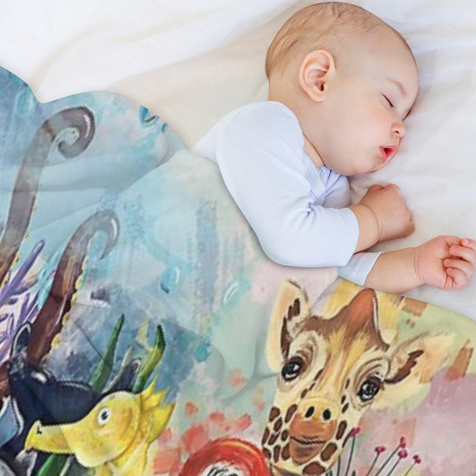 Life Collage Wrinkle-free Throw Blanket