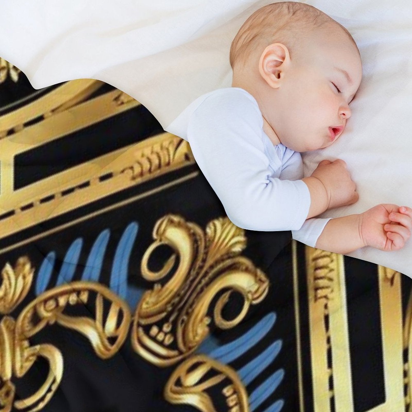 Golden Anti-pilling Throw Blanket