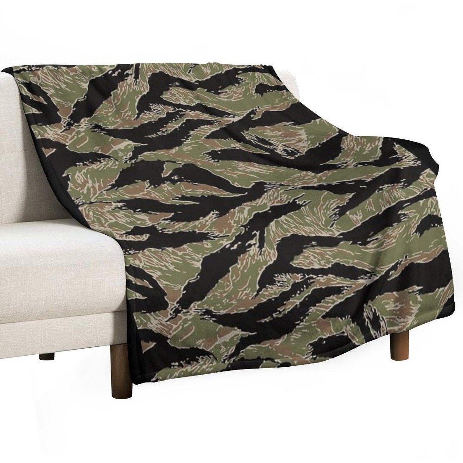 Tigerstripe Camo Premium Throw Blanket