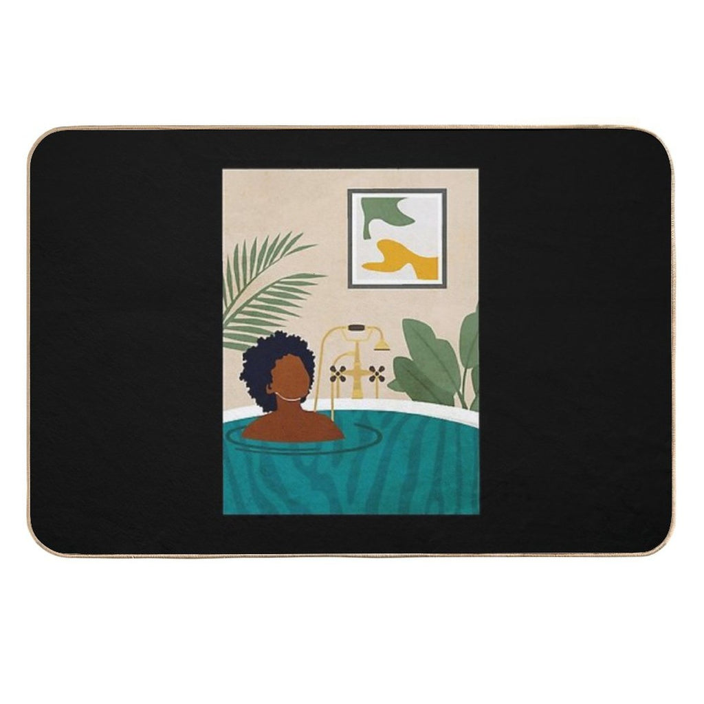 Bathtub Relaxation  Eco-Friendly Bath Mat