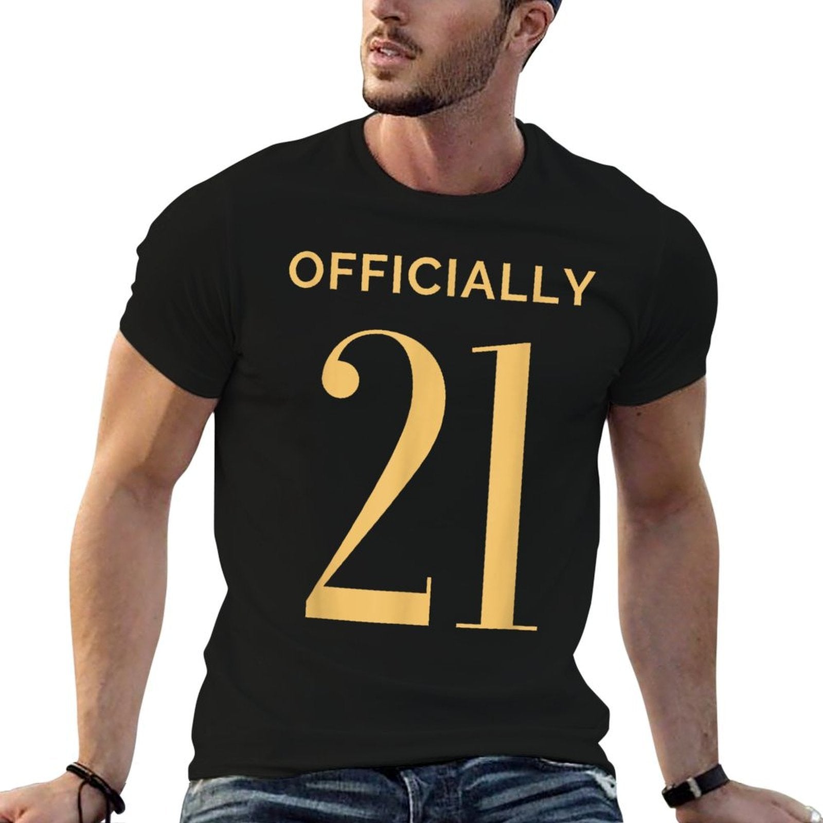 Officially 21 for 21st Birthday  Stretchy T-Shirt