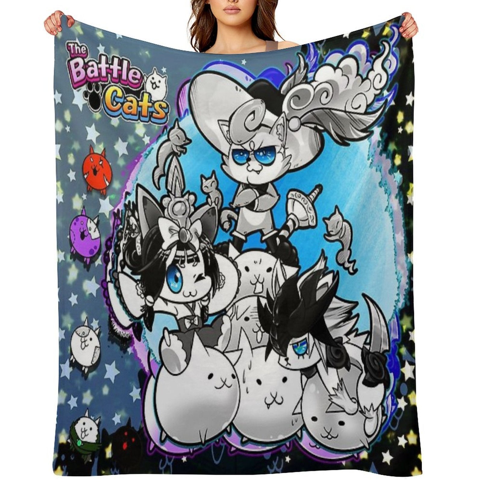 Battle Cats - Dartanyan Velvety-soft Throw Blanket
