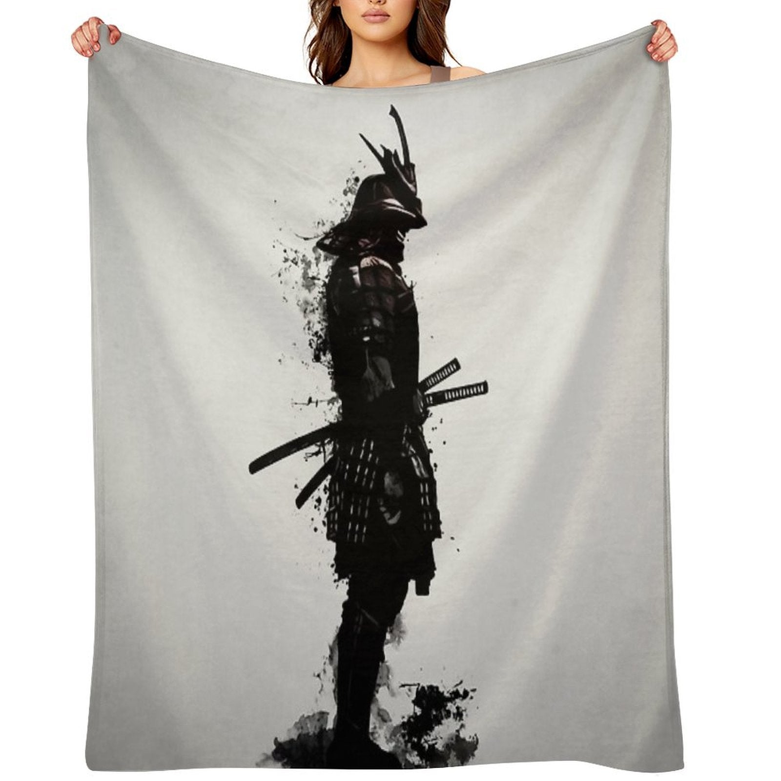 Armored Samurai Durable Throw Blanket