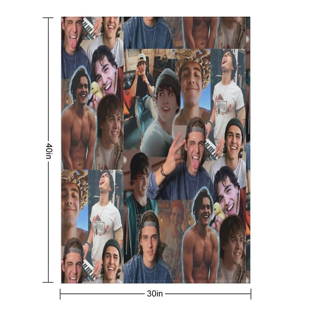 Charlie Gillespie Collage Comfort Throw Blanket