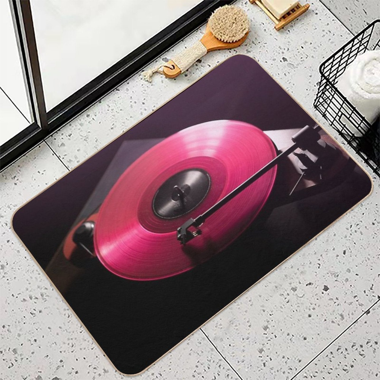 Turntable  Slip-Resistant Bath Mat