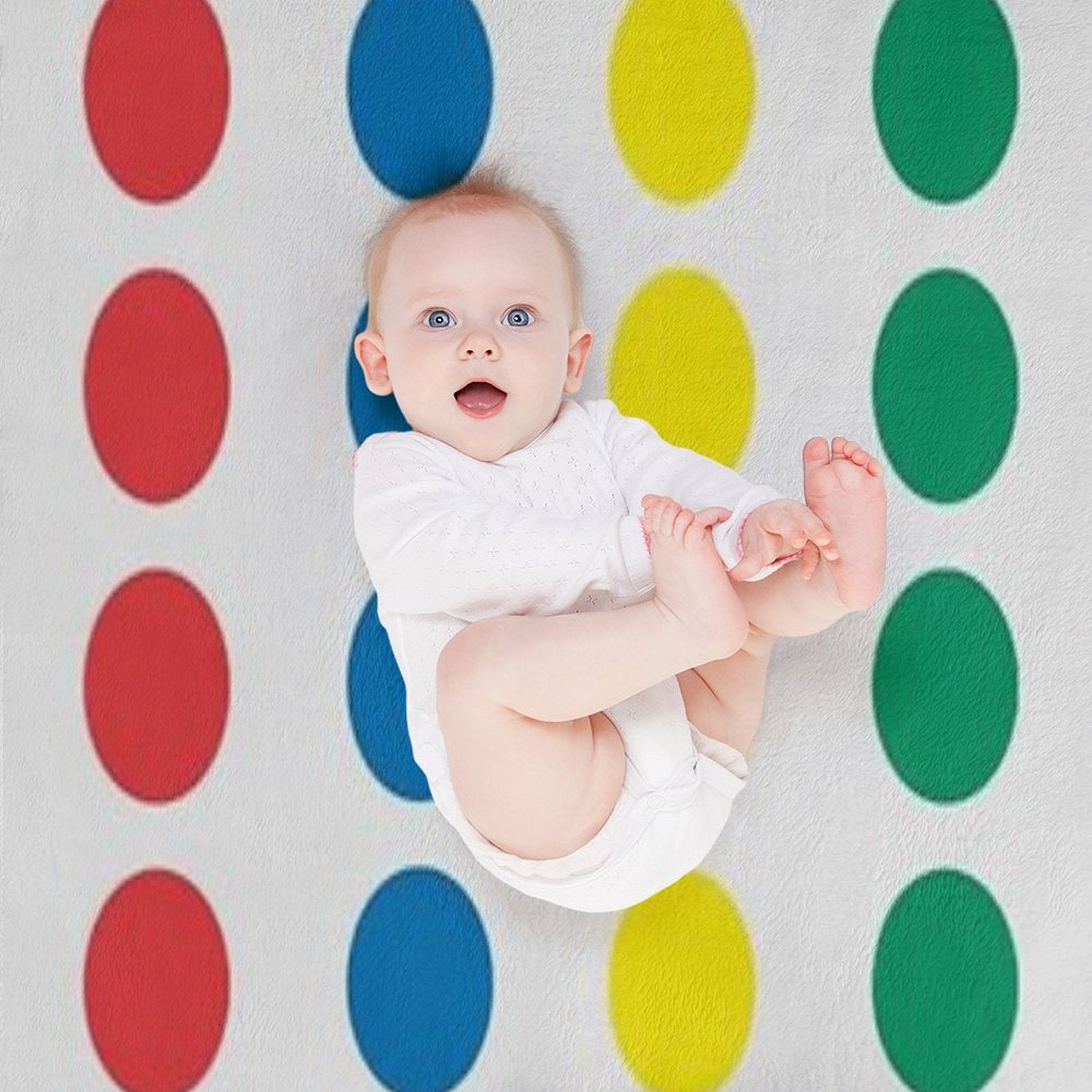 The Twister Game Blanket Eco-conscious Throw Blanket