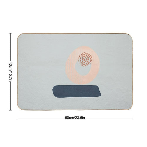 Abstract Shapes II  Versatile Bath Mat