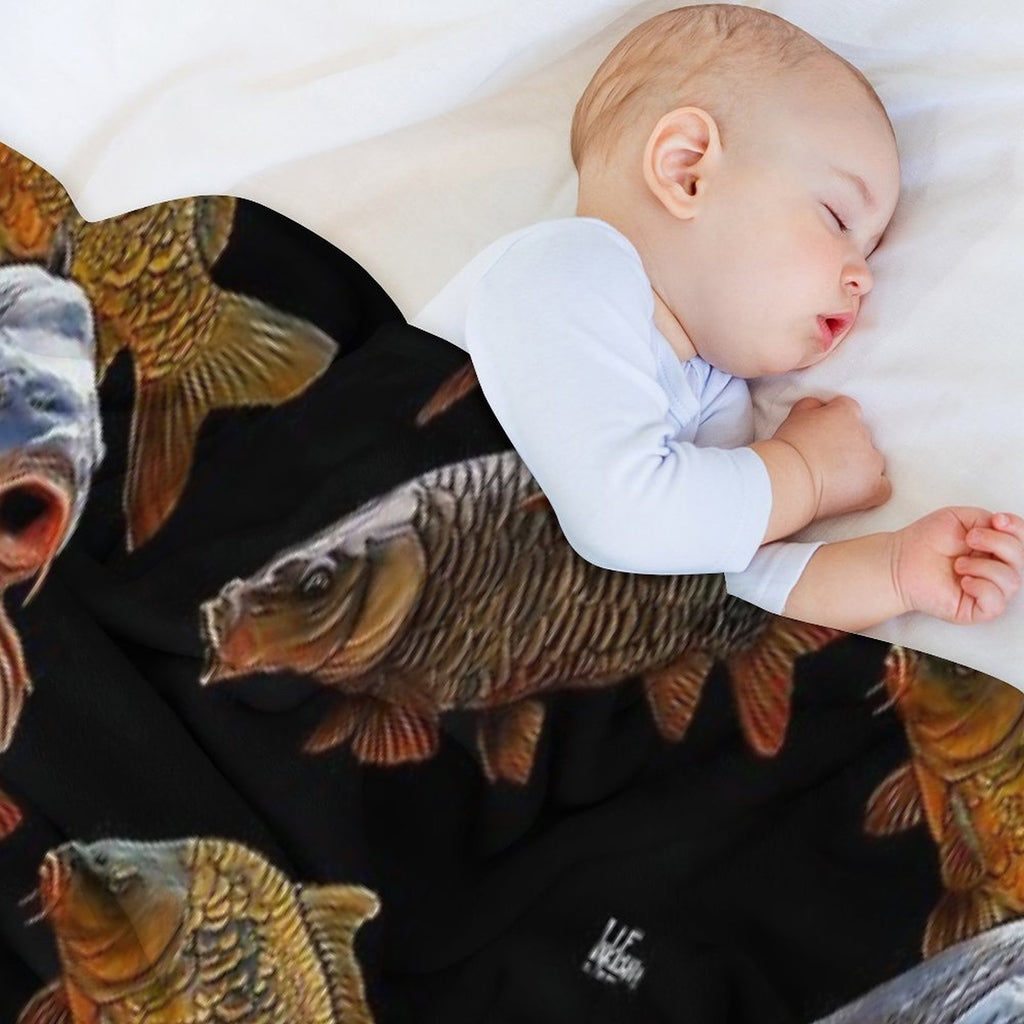 Carp Gang 1 Velvety-soft Throw Blanket