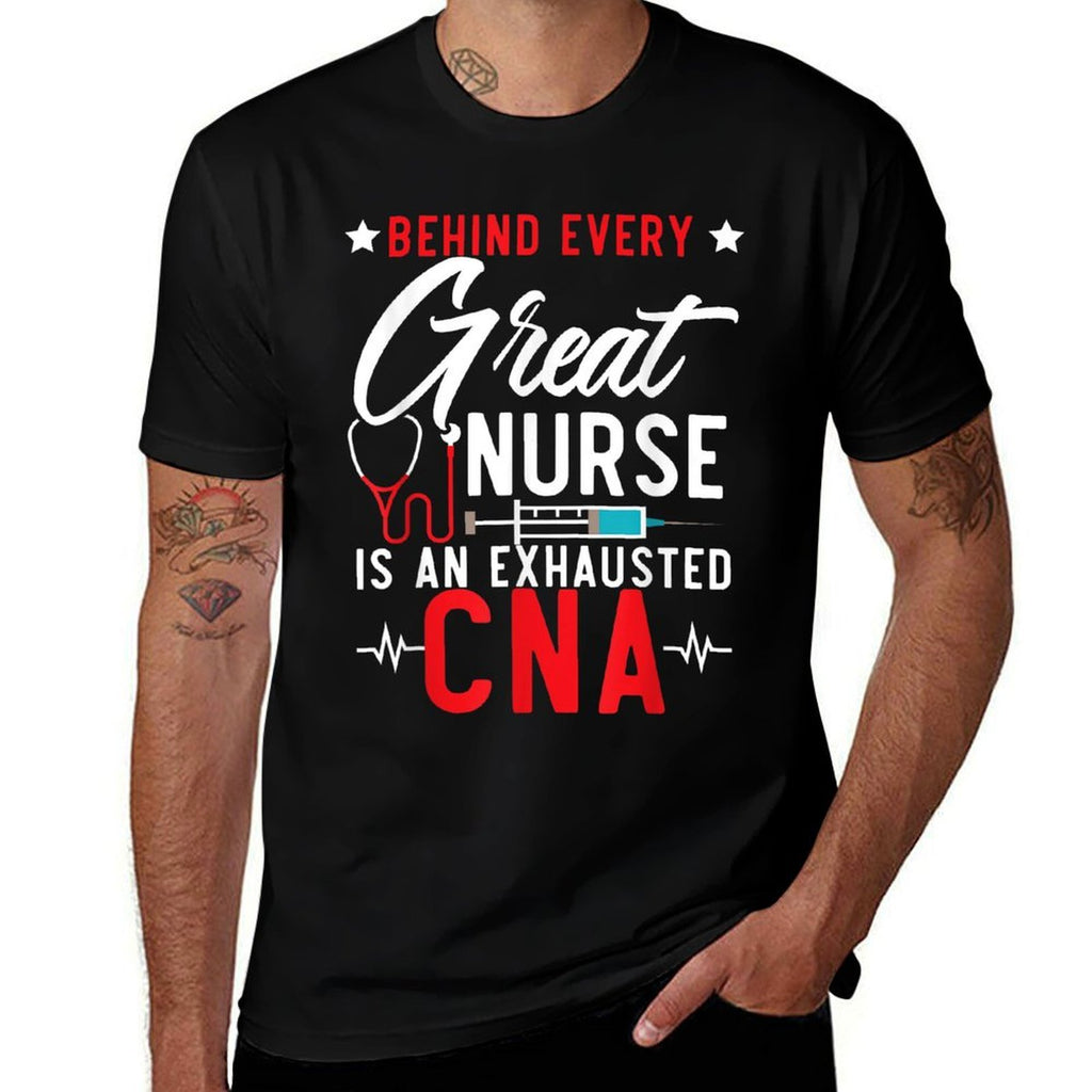 Certified Nursing Assistant CNA SteMi Apparel Black Unisex-Adults Modern Nurse Small  Vintage-inspired T-Shirt