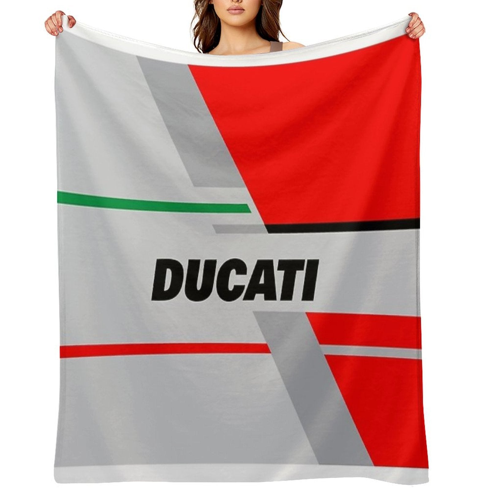 DUCATI Team R Plush Throw Blanket