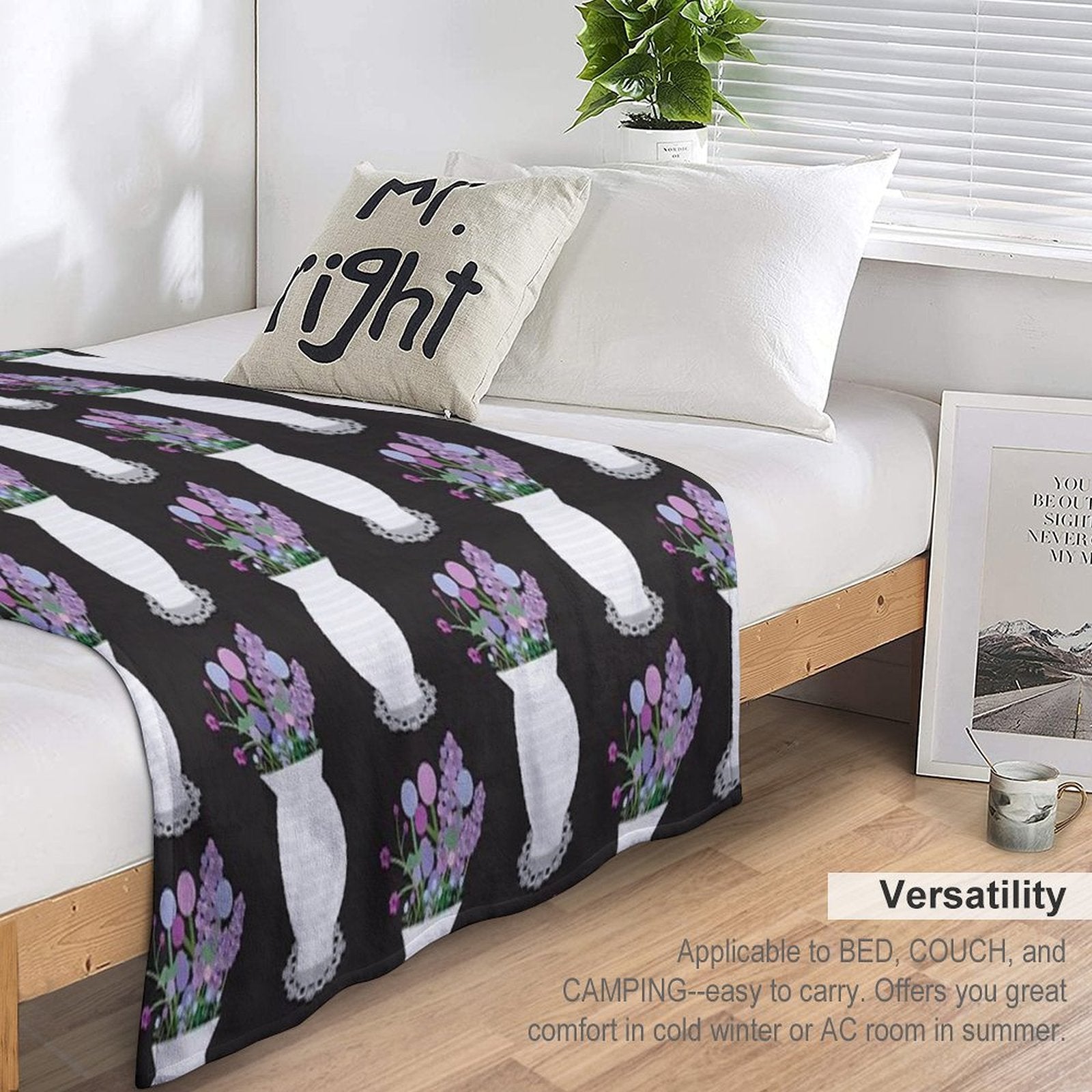 Bouquet Durable Throw Blanket