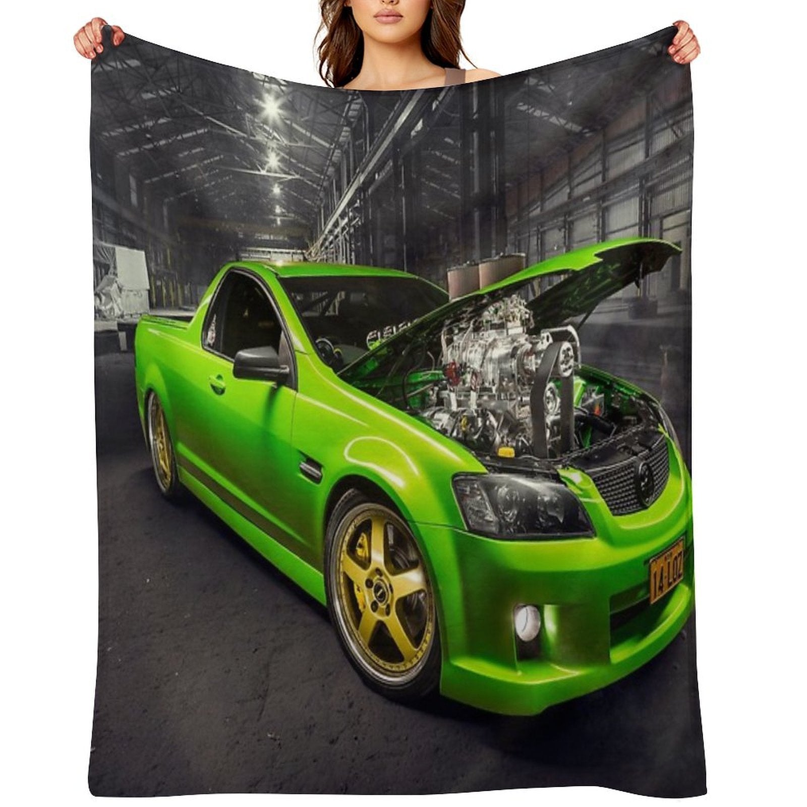 Dustin Goldsmith's Holden VE Commodore Wrinkle-free Throw Blanket