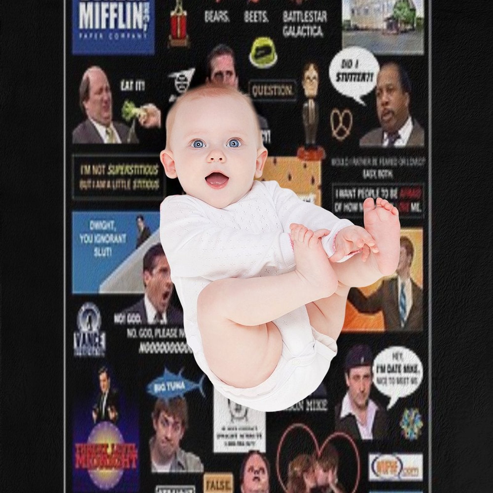 The Office US Montage Gift-ready Throw Blanket