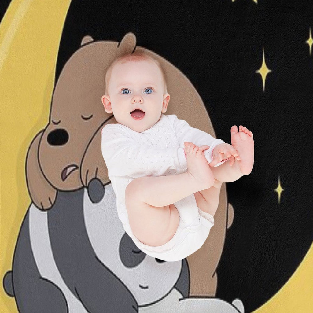 We Bare Bears Compact Throw Blanket