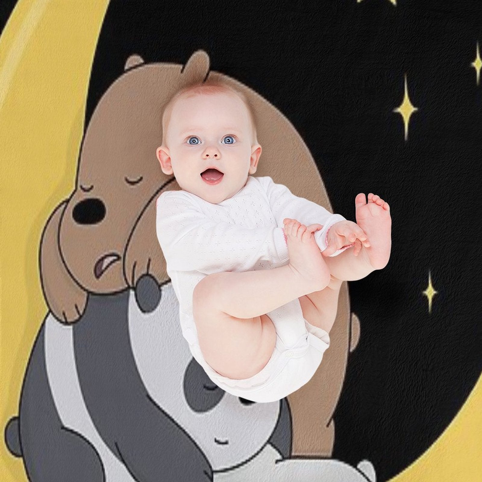 We Bare Bears Compact Throw Blanket