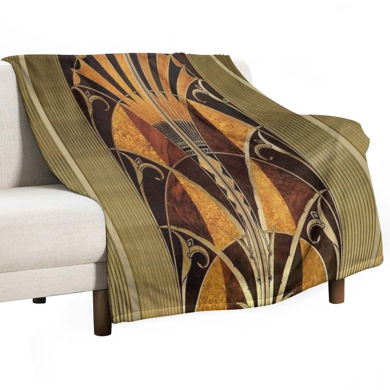 Chrysler Building Elevator Door Versatility Throw Blanket