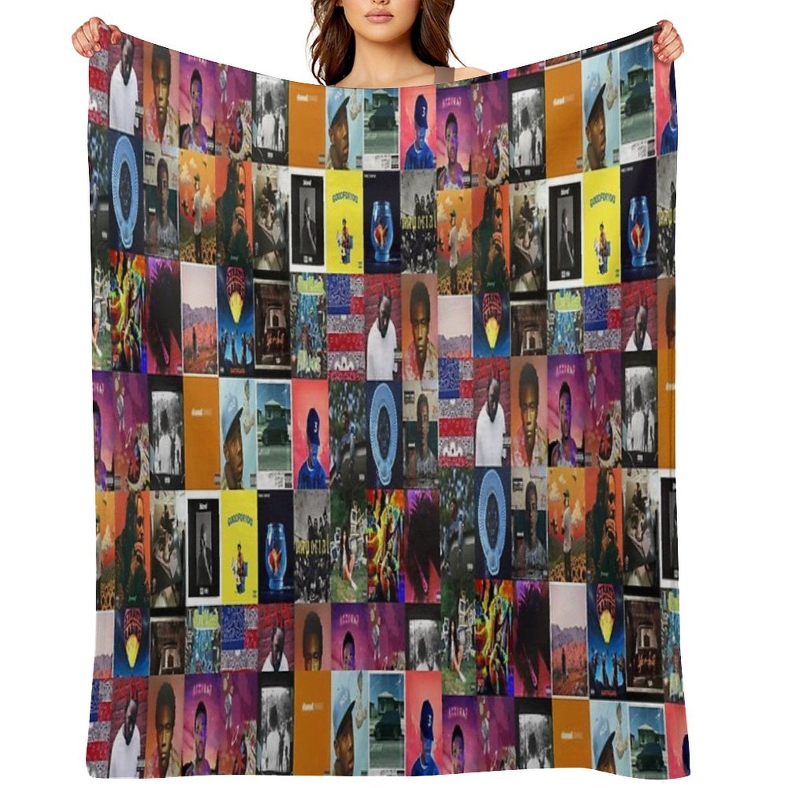 Hip Hop Wrinkle-free Throw Blanket