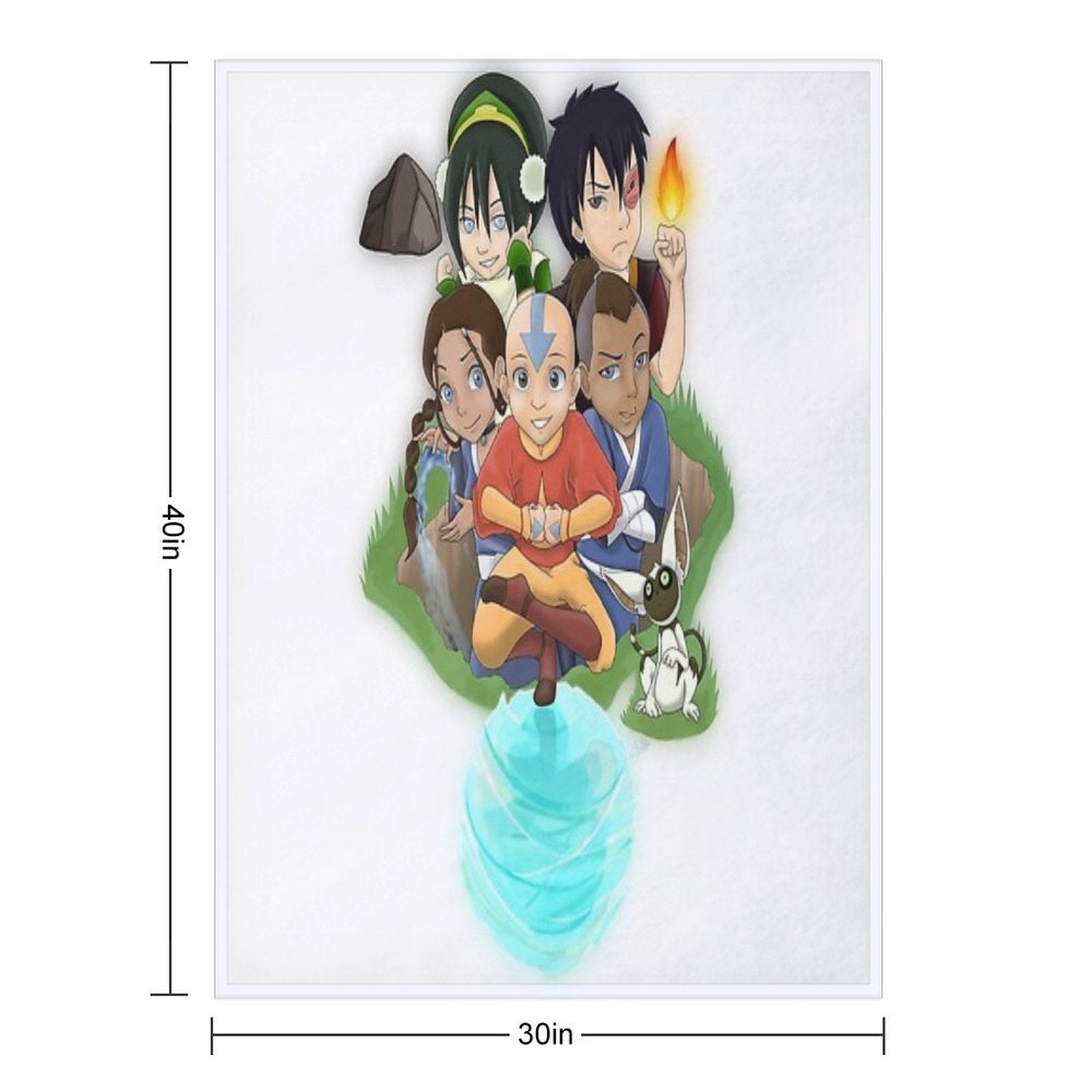 Avatar The Last AirBender Machine-washable Throw Blanket