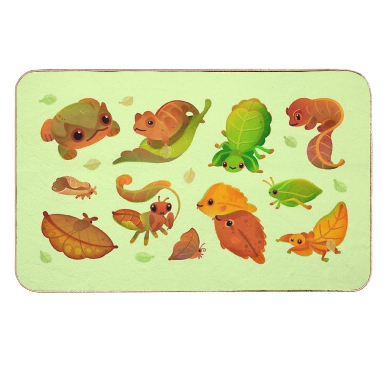 Leaf Mimics  Pet-Safe Bath Mat