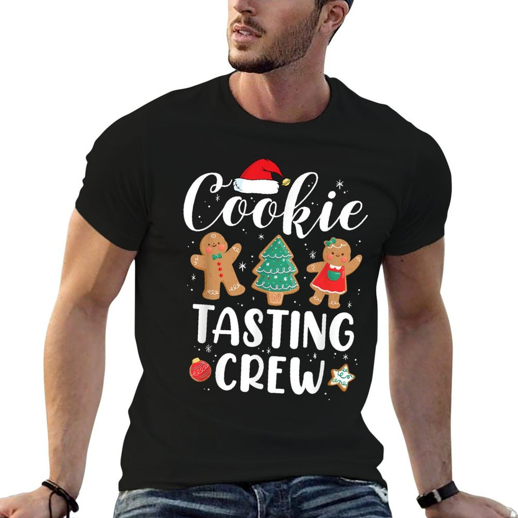 Cookie Tasting Crew Funny Pajamas Family Xmas Christmas  Breathable T-Shirt