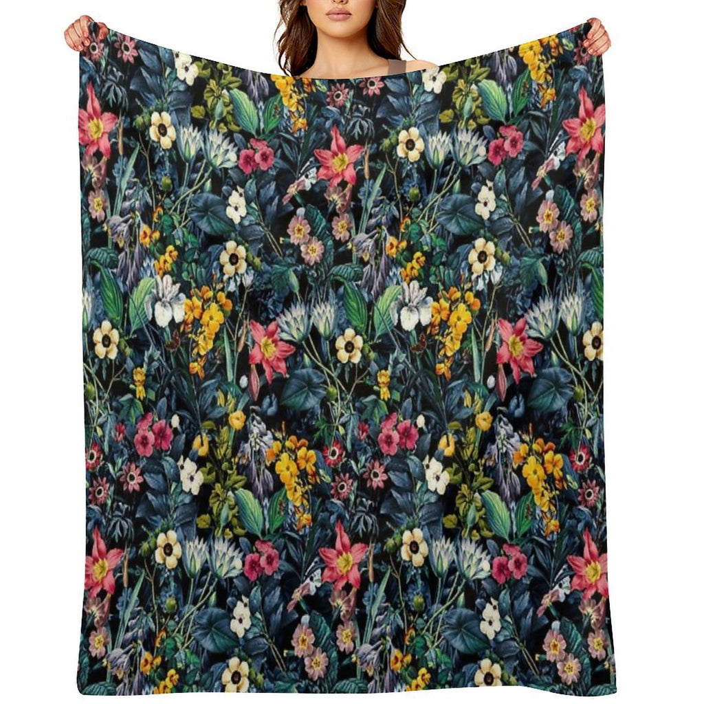 Exotic Garden Quick-dry Throw Blanket