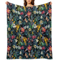 Exotic Garden Quick-dry Throw Blanket