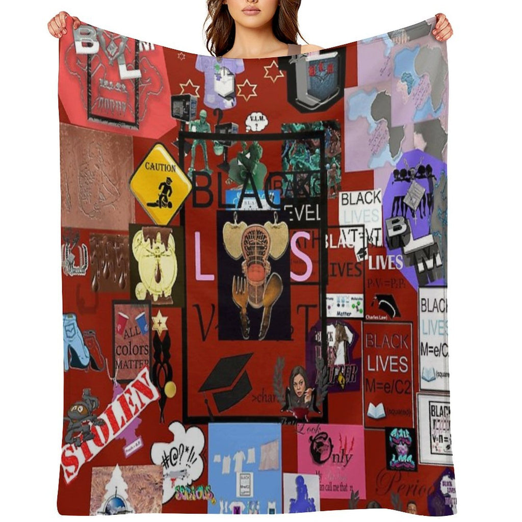 GOODBYE Shrink-resistant Throw Blanket