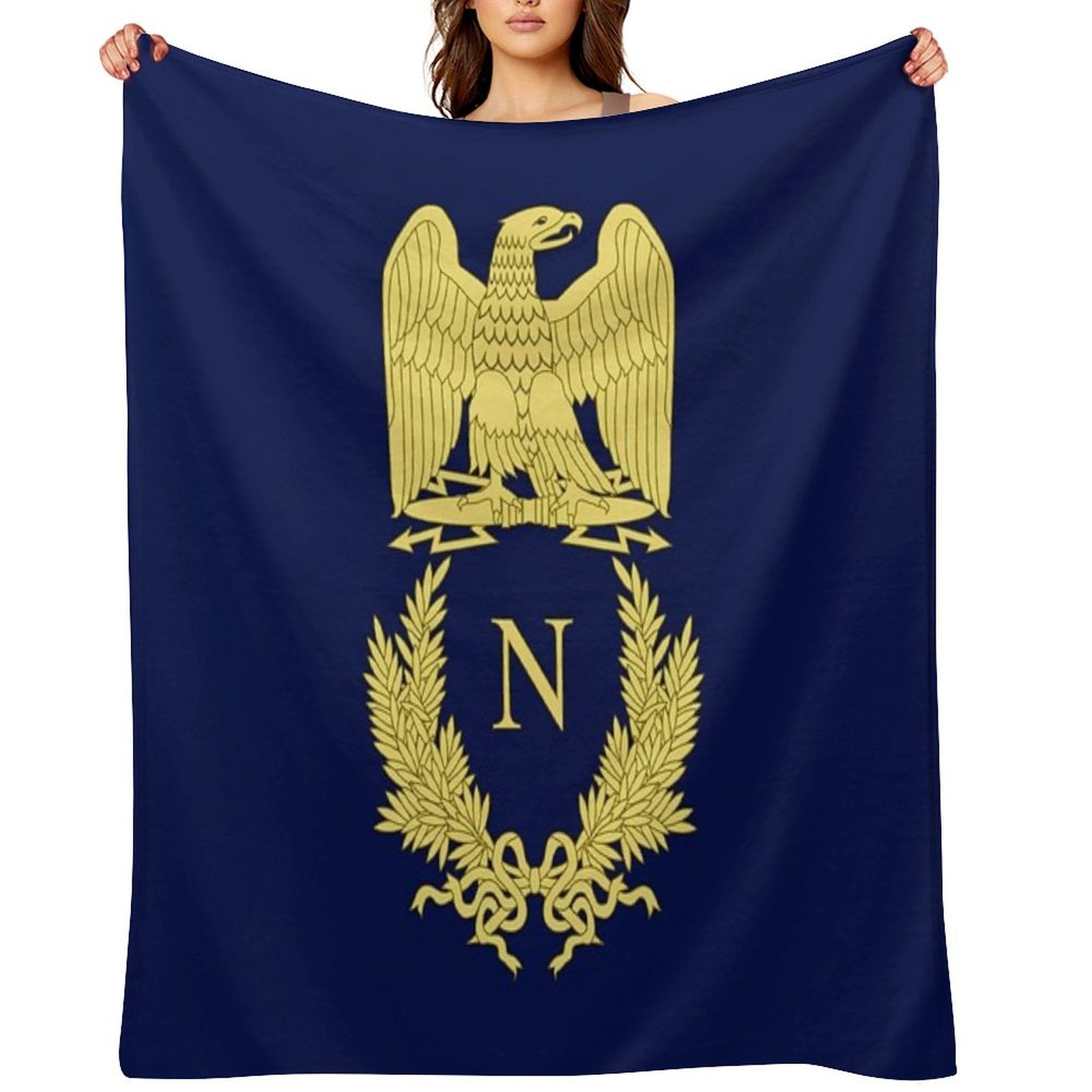 Emblème De Napoléon Bonaparte Compact Throw Blanket
